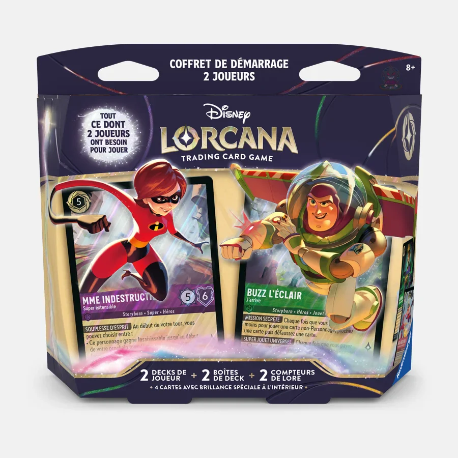 Disney Lorcana - Chapitre 12 Contrées Inconnues - Coffret de démarrage 2 joueurs