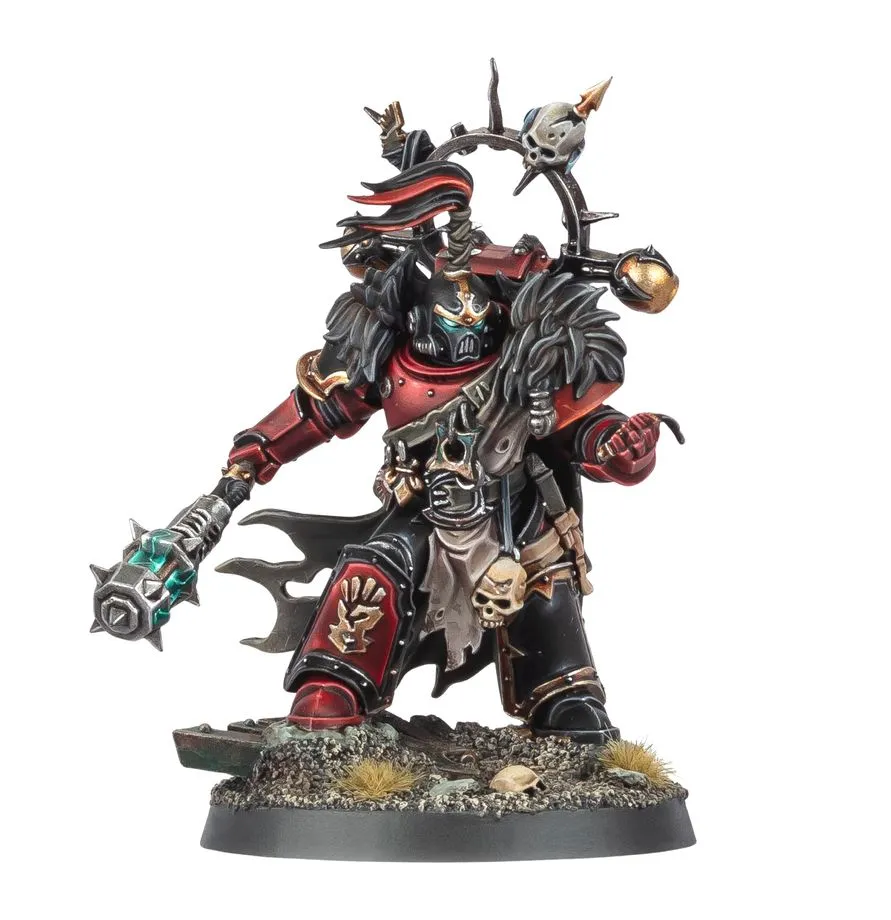 [43-111] Warhammer 40K - Chaos Space Marines - Capitaine-écumeur Red Corsair