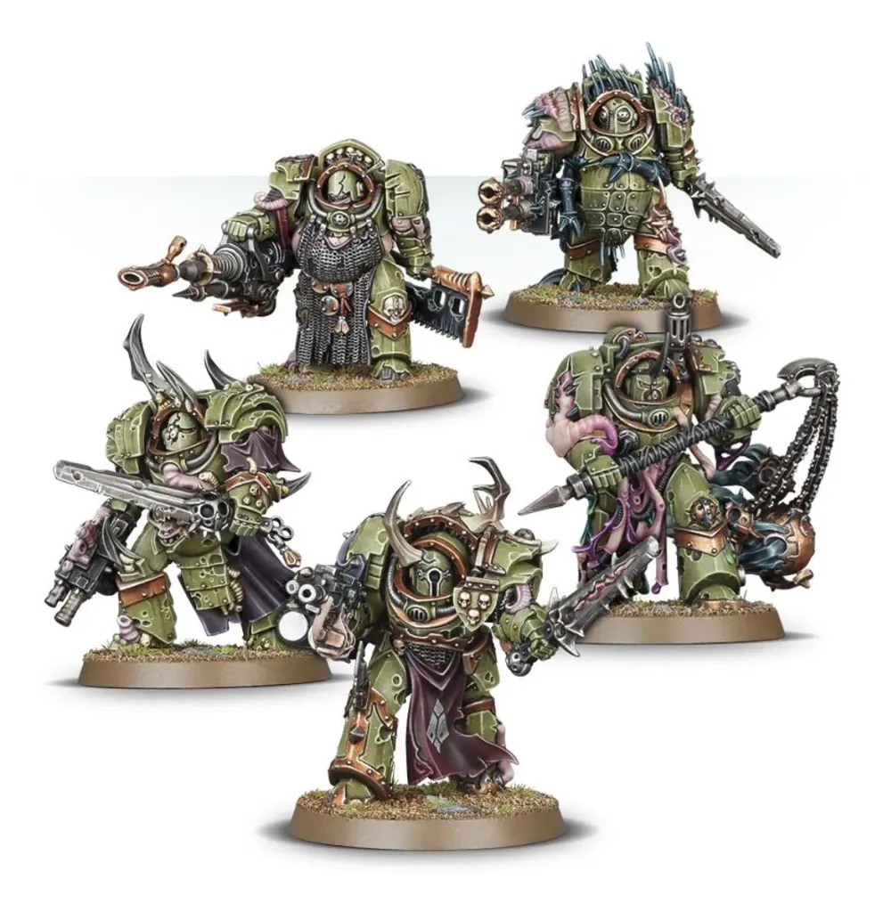 [43-51] Warhammer 40K - Death Guard - Terminators Rouillarques