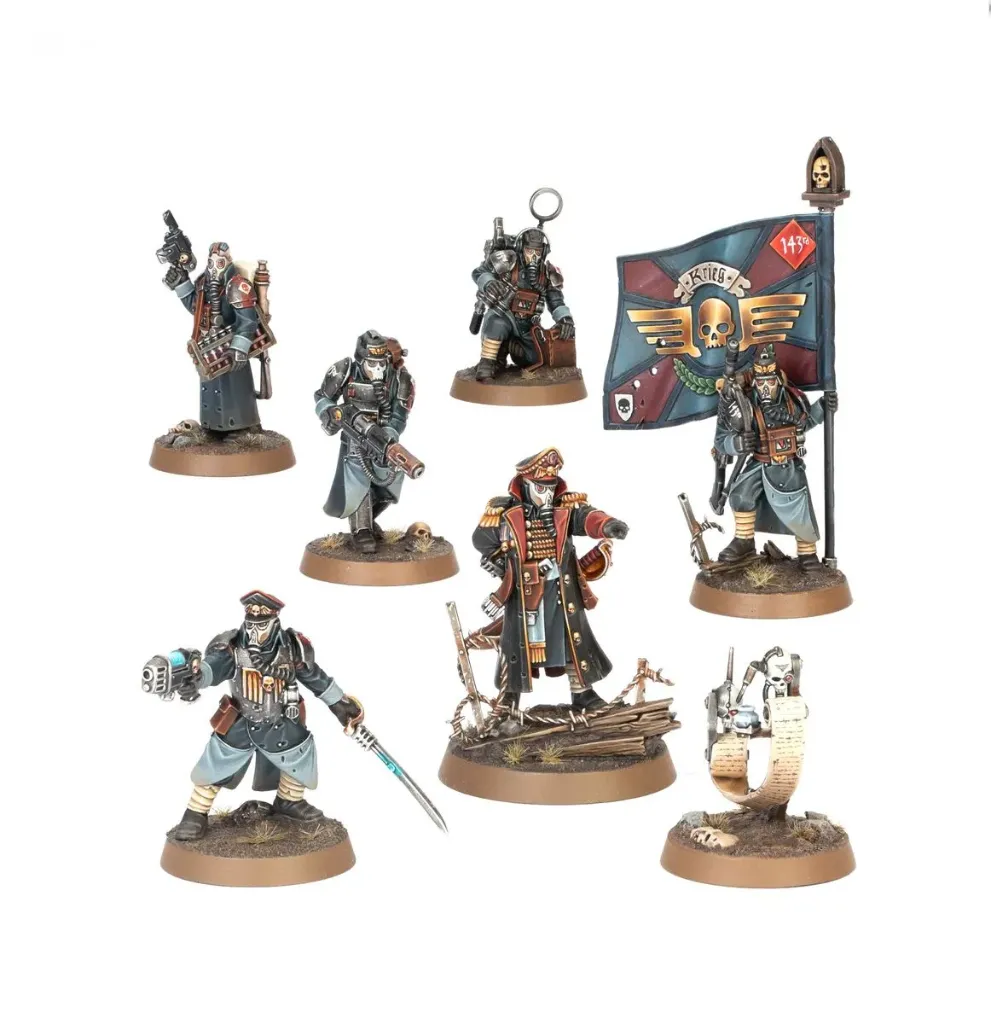 Warhammer 40K - Astra Militarum - Escouade d'État-major de Krieg