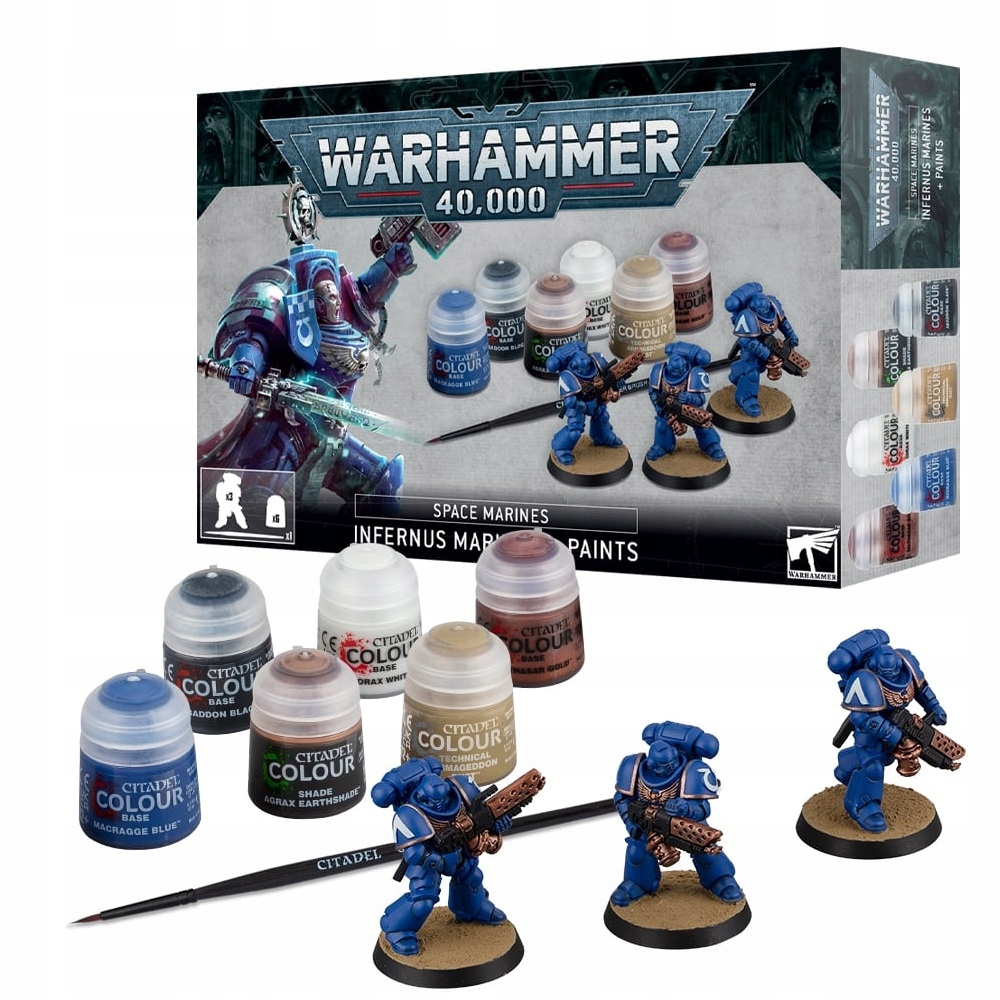 [60-11] Warhammer 40K - Set de peinture Marines Infernus