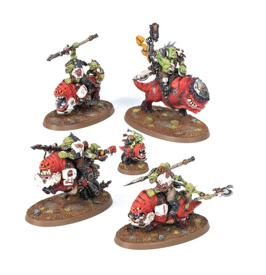 [50-54] Warhammer 40K - Orks - Boyz sur Squigliers