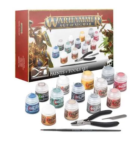 Warhammer AoS - Set d'outils et de peintures