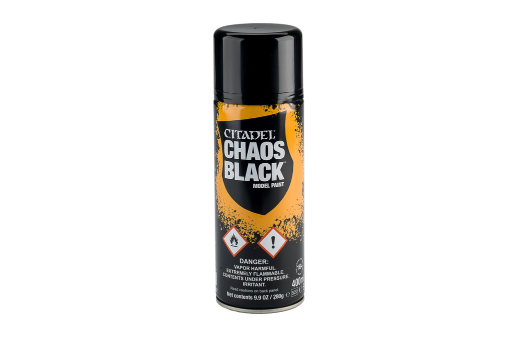 Warhammer Color - Spray Chaos Black