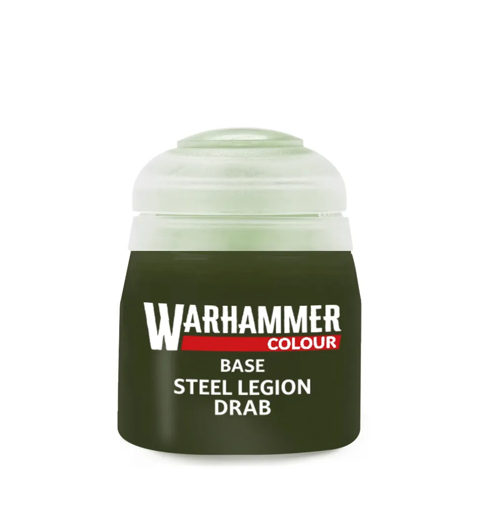 [21-17] Warhammer Color - Base - Steel Legion Drab