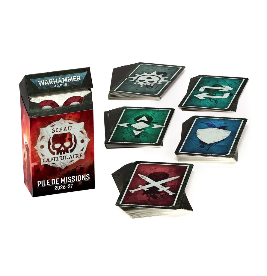 [40-65] Warhammer 40K - Deck de Missions Sceau Capitulaire 2026-27 (Français)