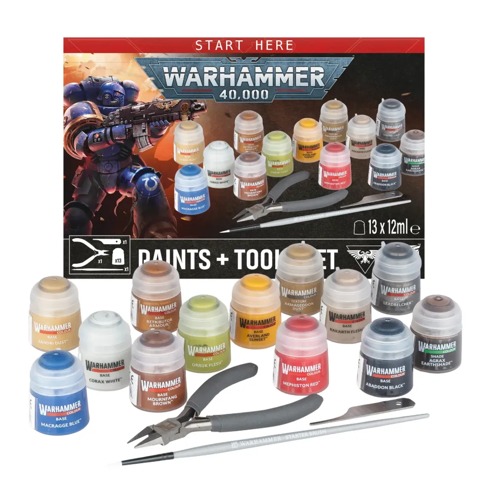 [60-12] Warhammer 40K - Set de peinture + outils