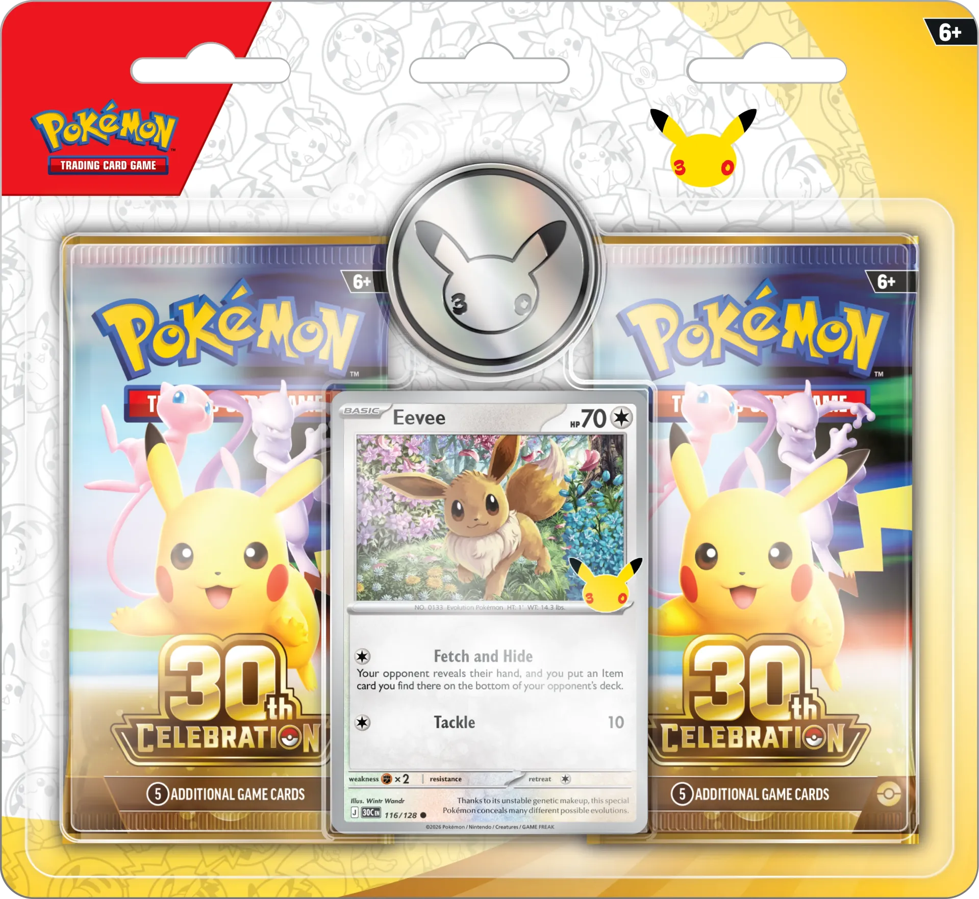 Pokémon - 30th Anniversary - 2 pack blister