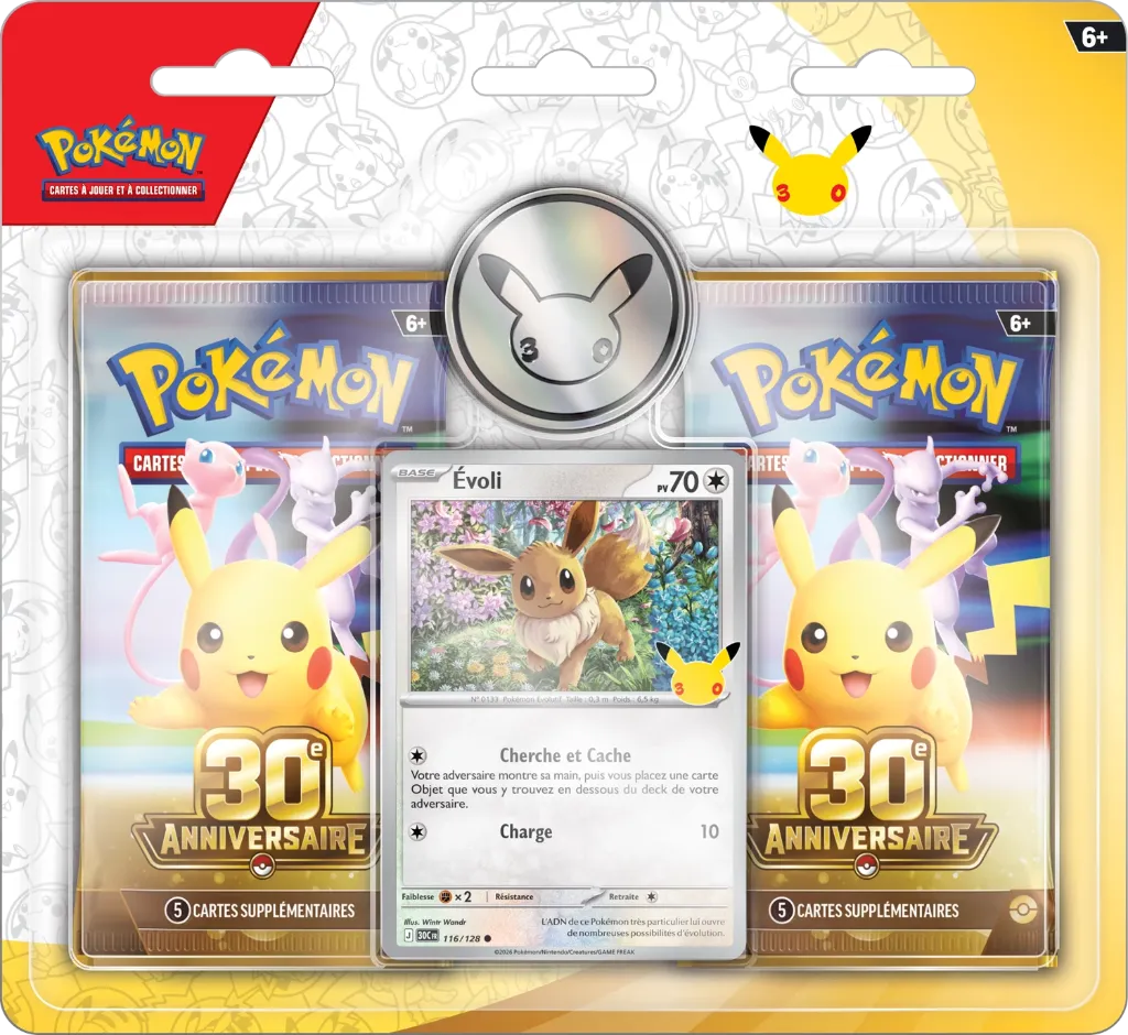 Pokémon - 30th Celebration - 2 pack blister (Français)