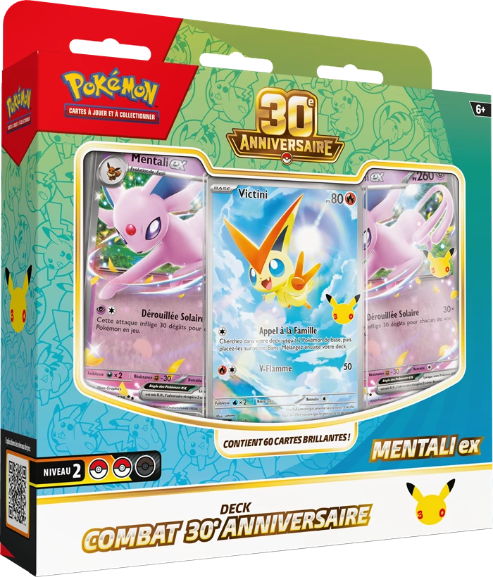 Pokémon - 30th Celebration - Battle Deck Mentali (Français)