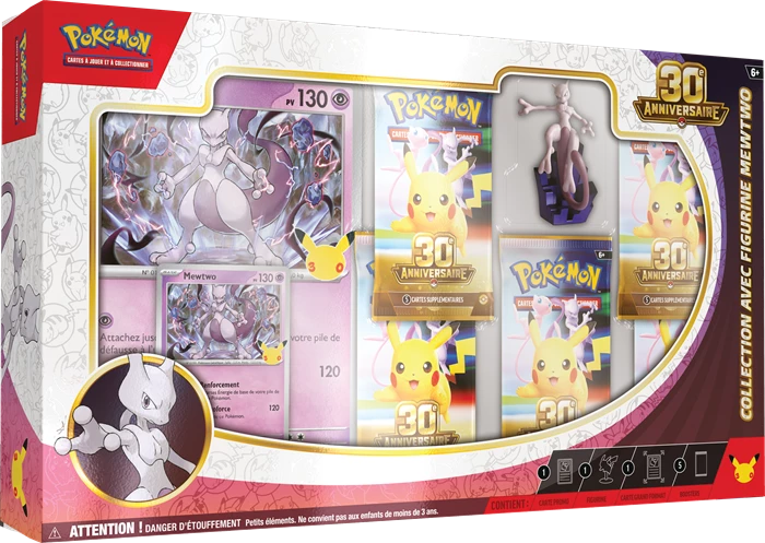 Pokémon - 30th Celebration - Mewtwo Figurine Collection (Français)